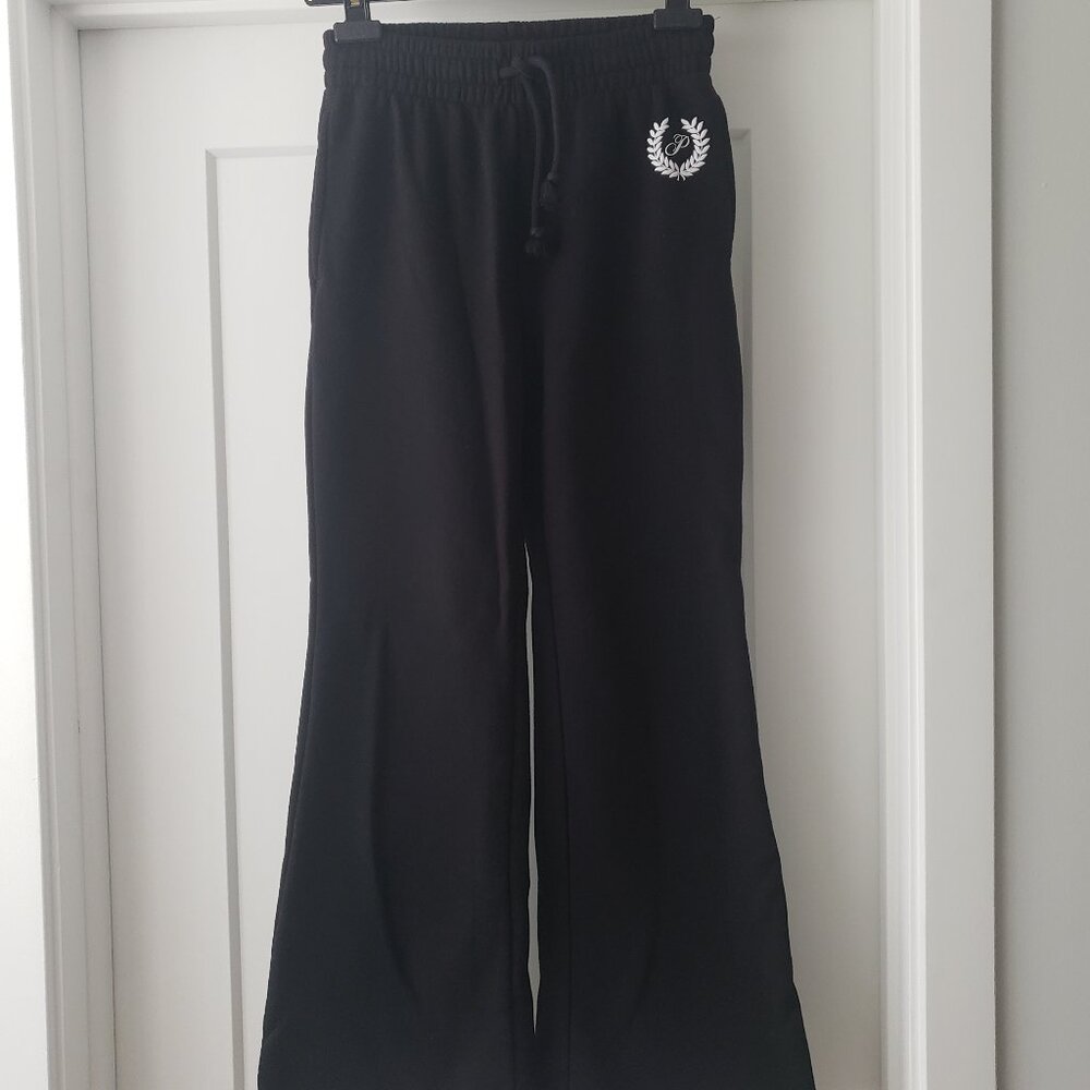 VICTORIA'S SECRET PINK IVY FLEECE FLARE SWEATPANTS SIZE S